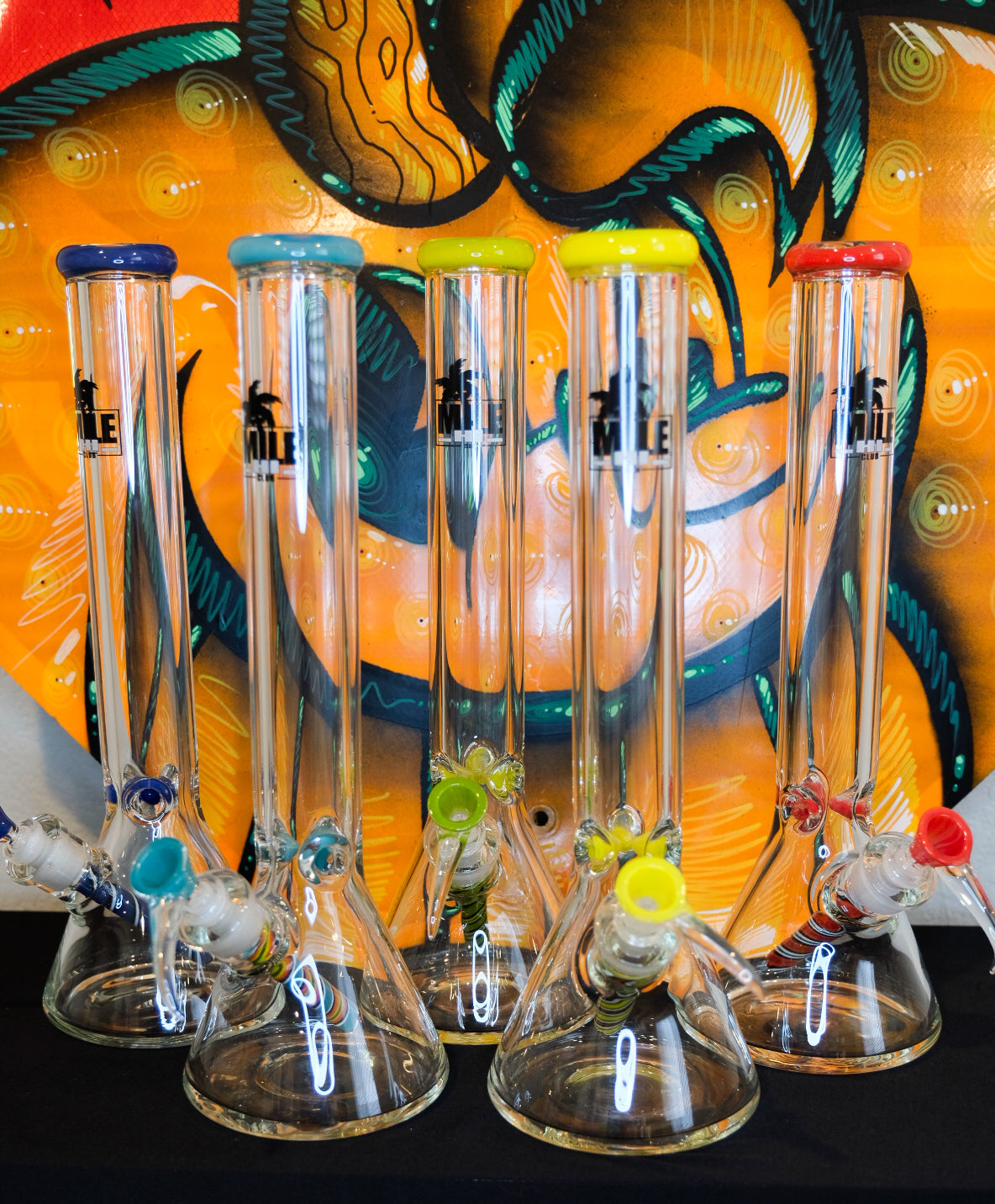 MILE HI CLUB LARGE BEAKER