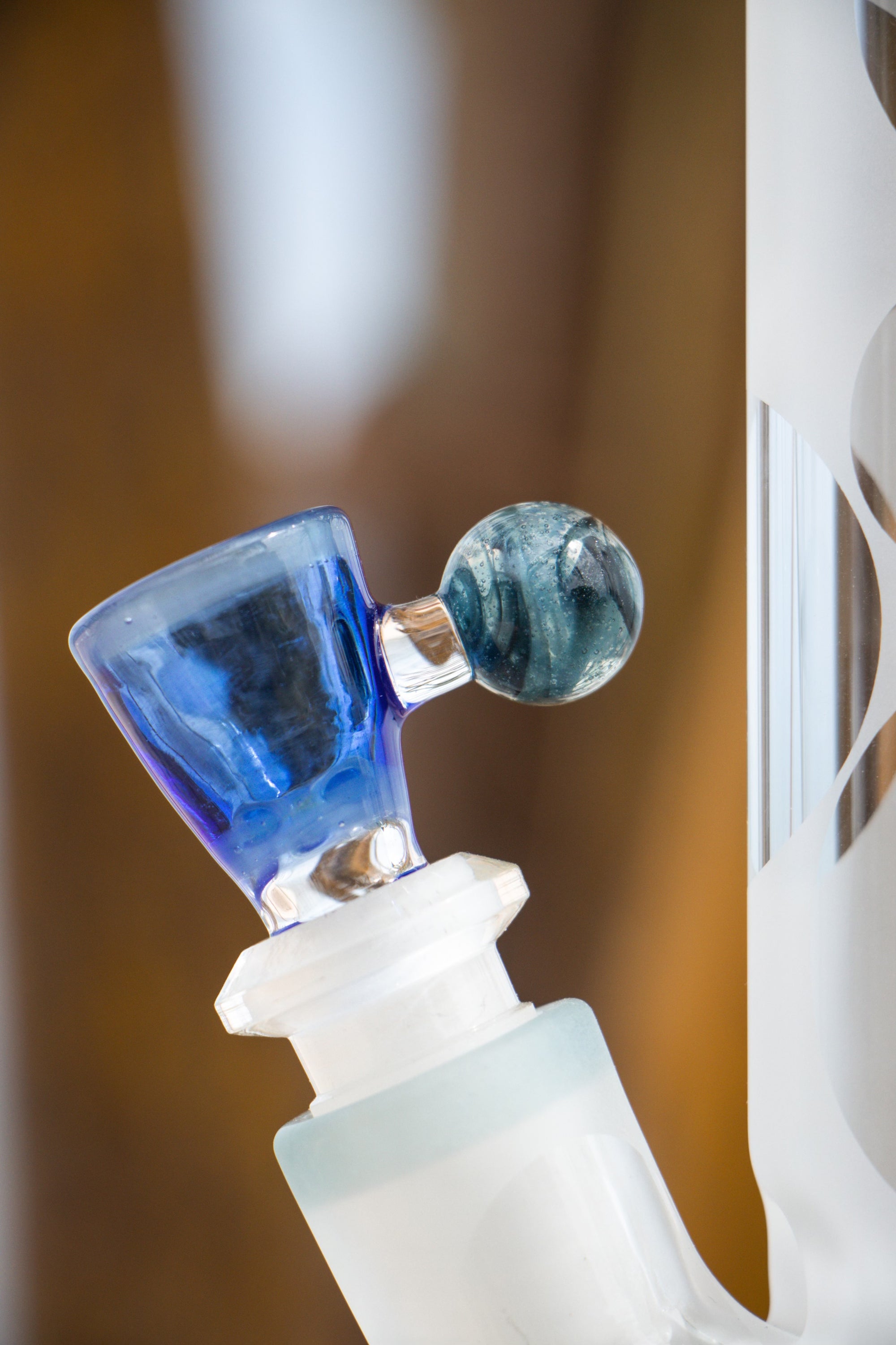 Oddball Blue Worked Tube 26mm