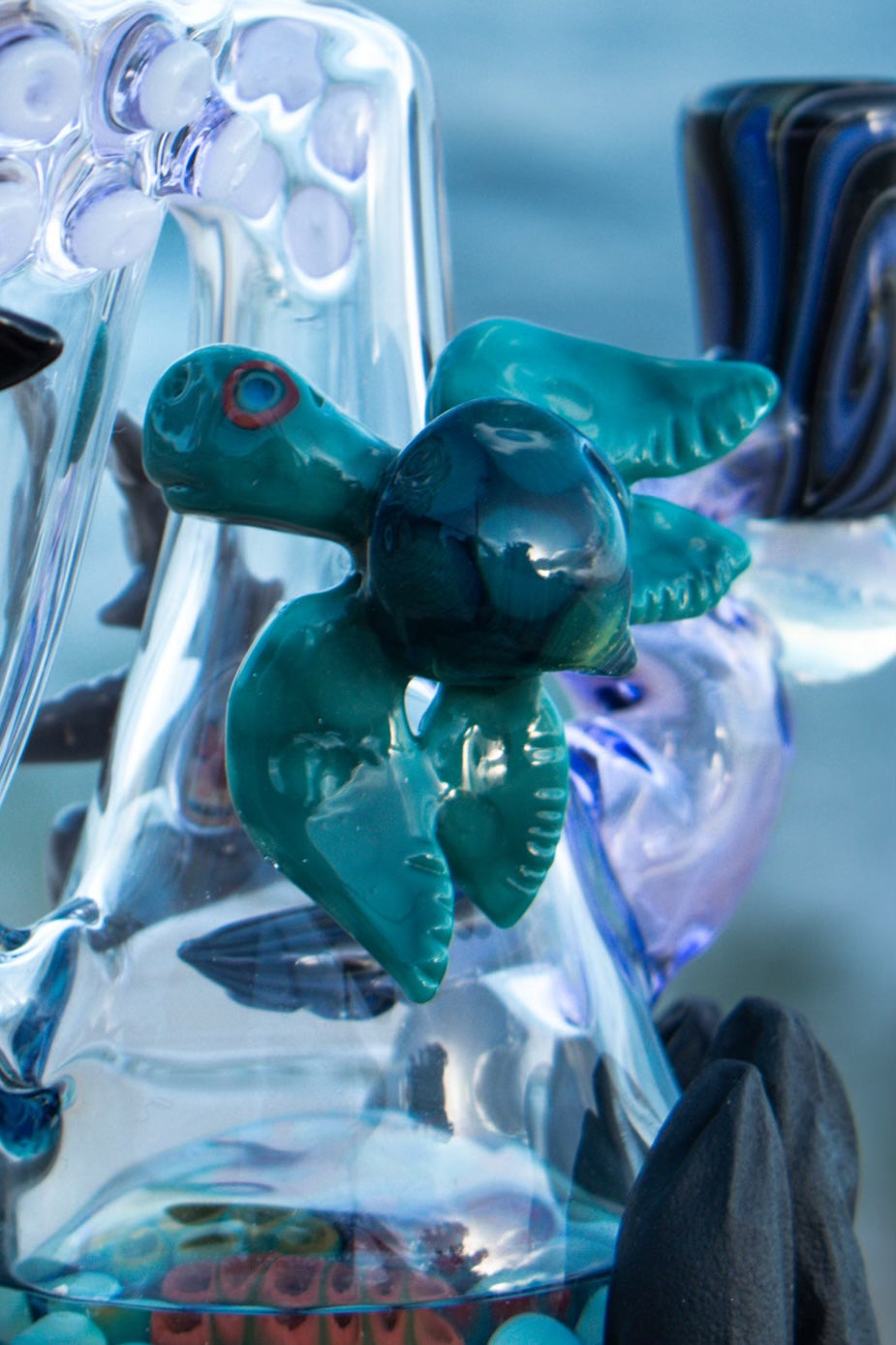 Johnny Landini Blue & Purple Recycler