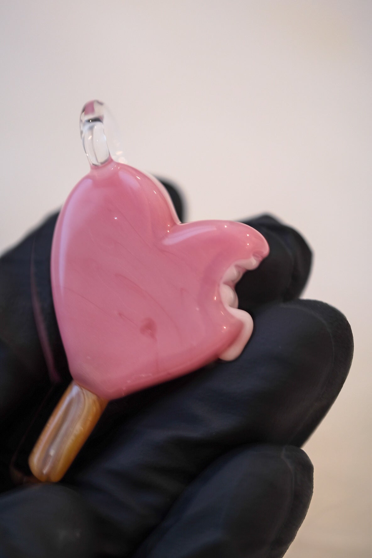 Sweet Shop Glass Heart Pendant