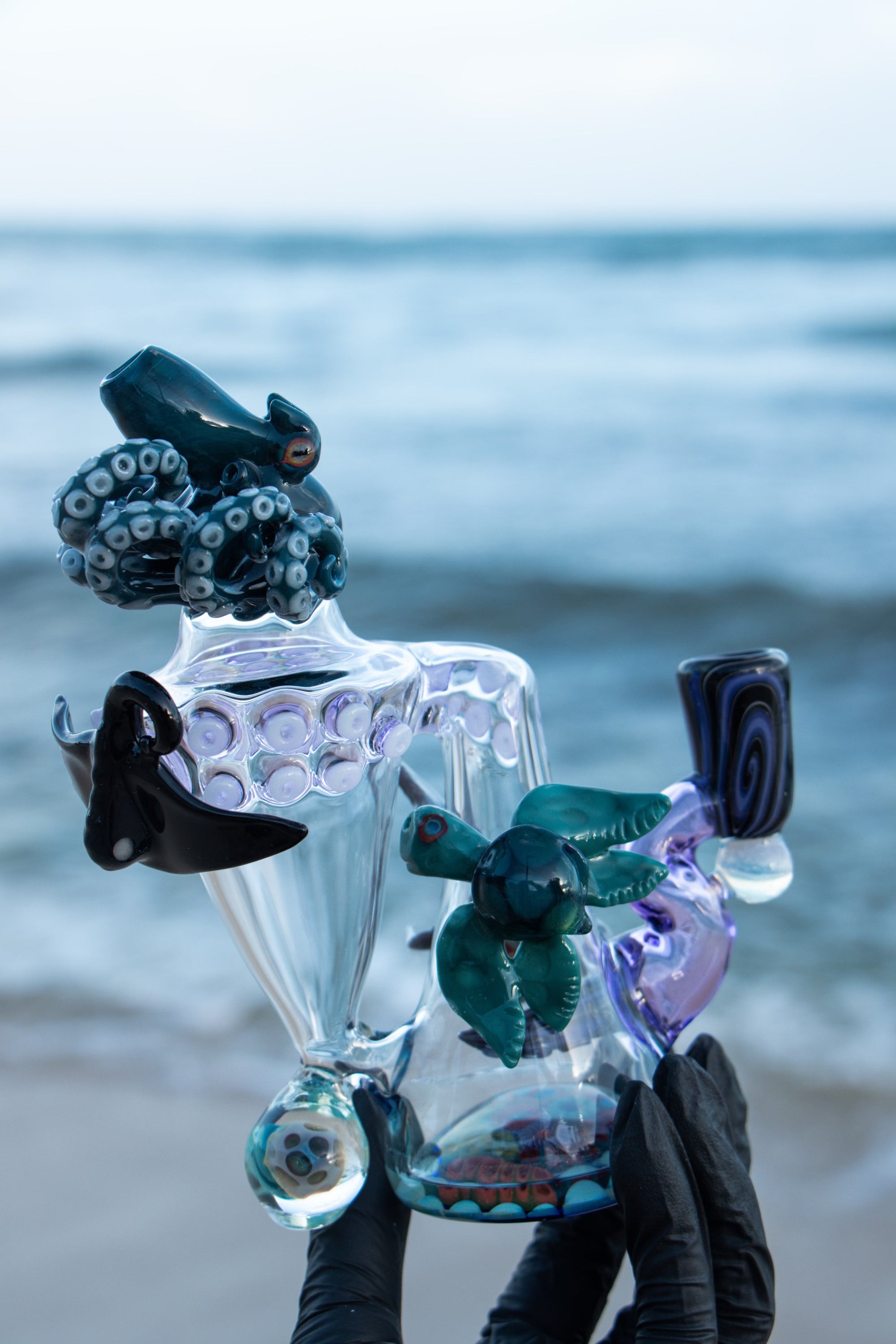 Johnny Landini Blue & Purple Recycler