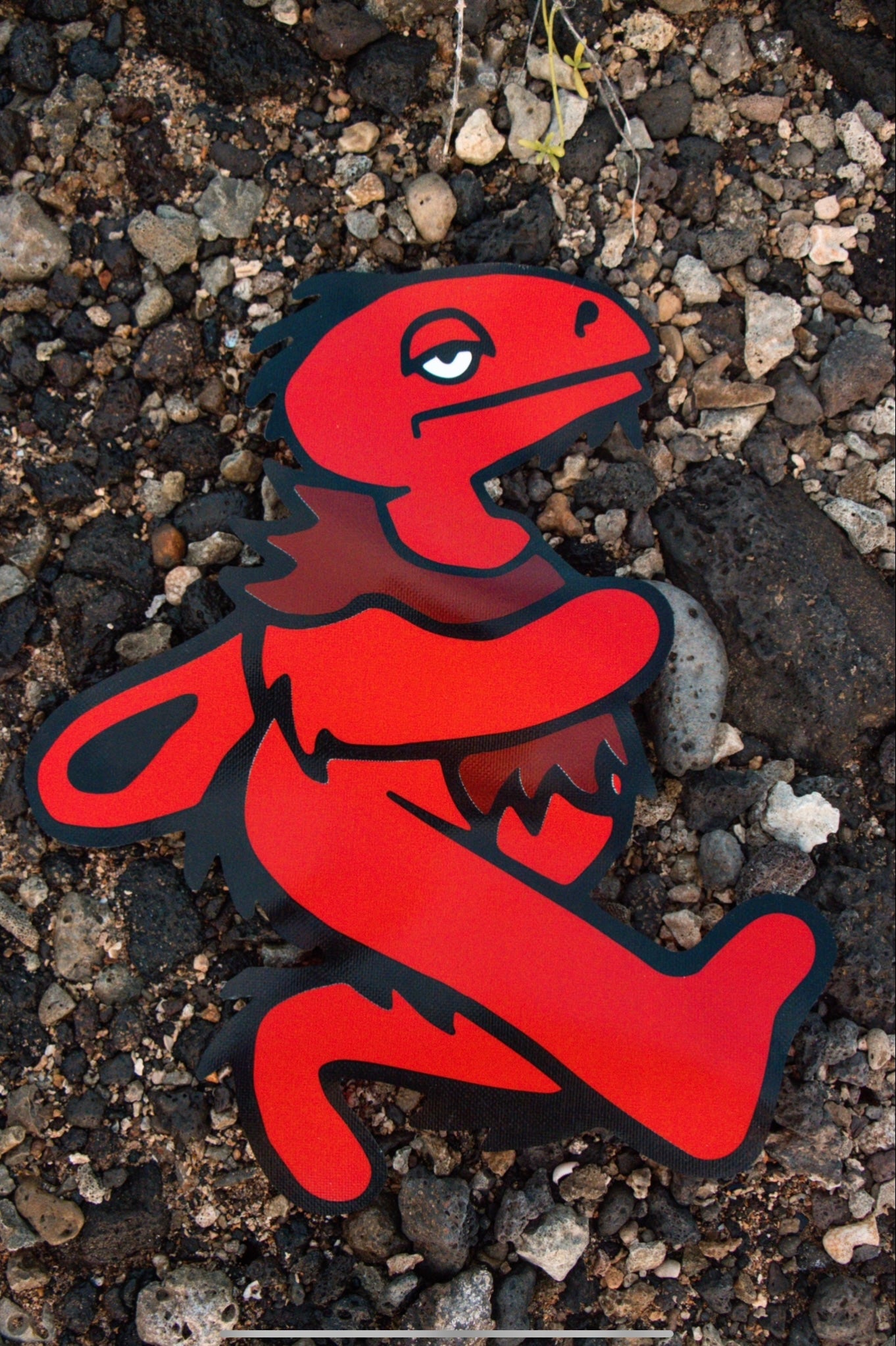 Elbo Red Dancing Dino Silicone Mat