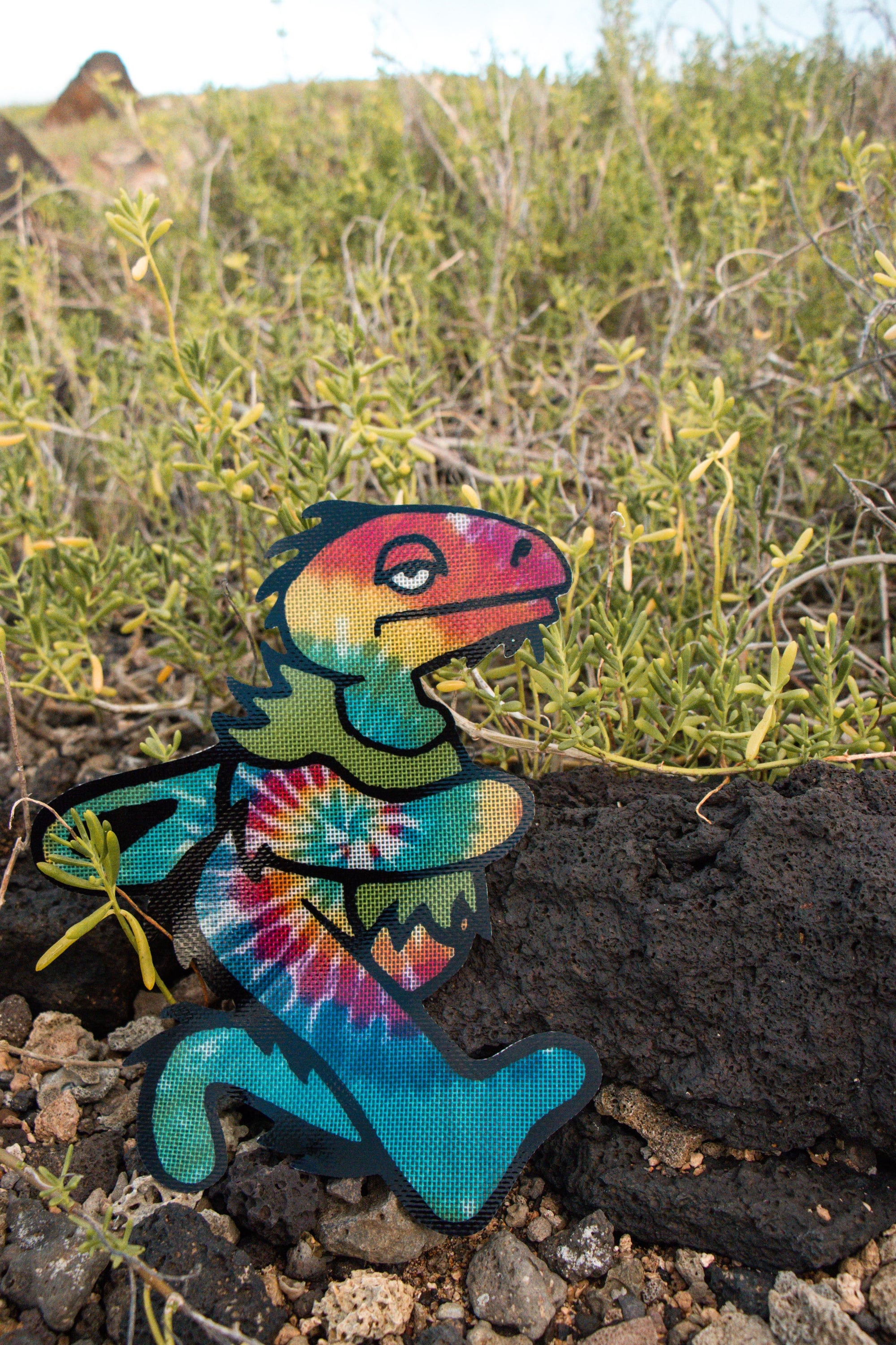 Elbo Rainbow Dancing Dino Silicone Mat