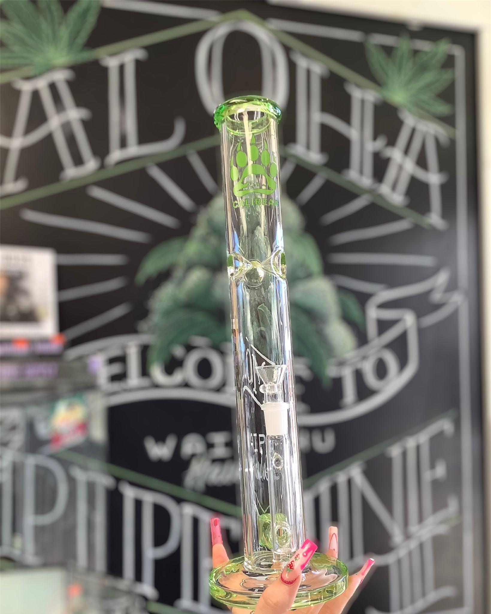 Calibear Medium Disc Perc Straight Tube