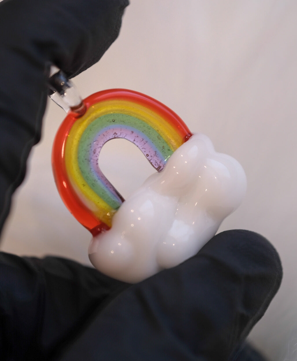 Sweet Shop Glass Rainbow Pendant