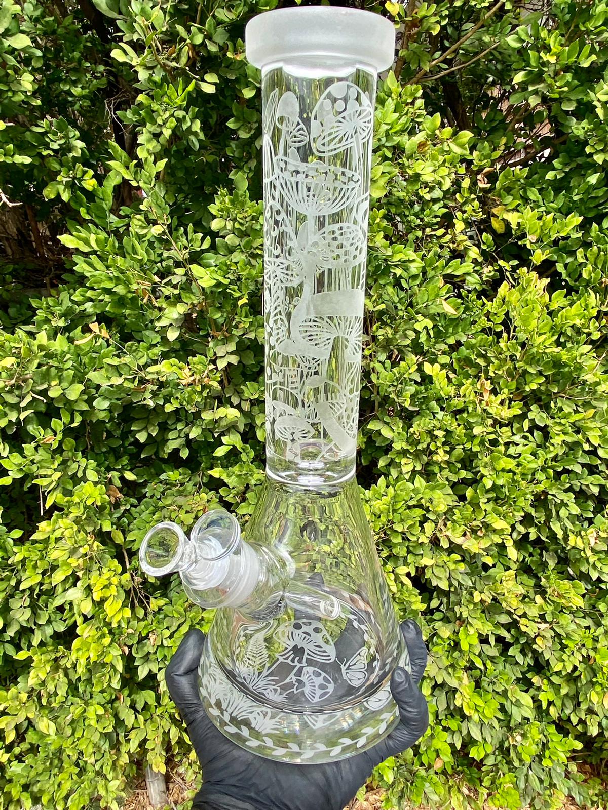 Frosted Mushroom Beaker