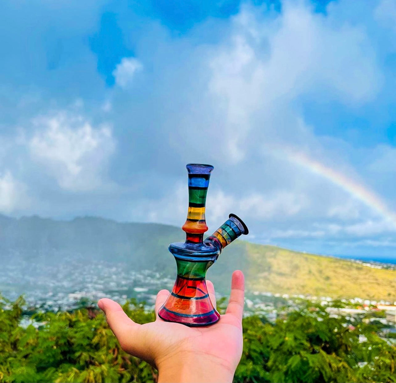 Aarons Glass Rainbow Rig