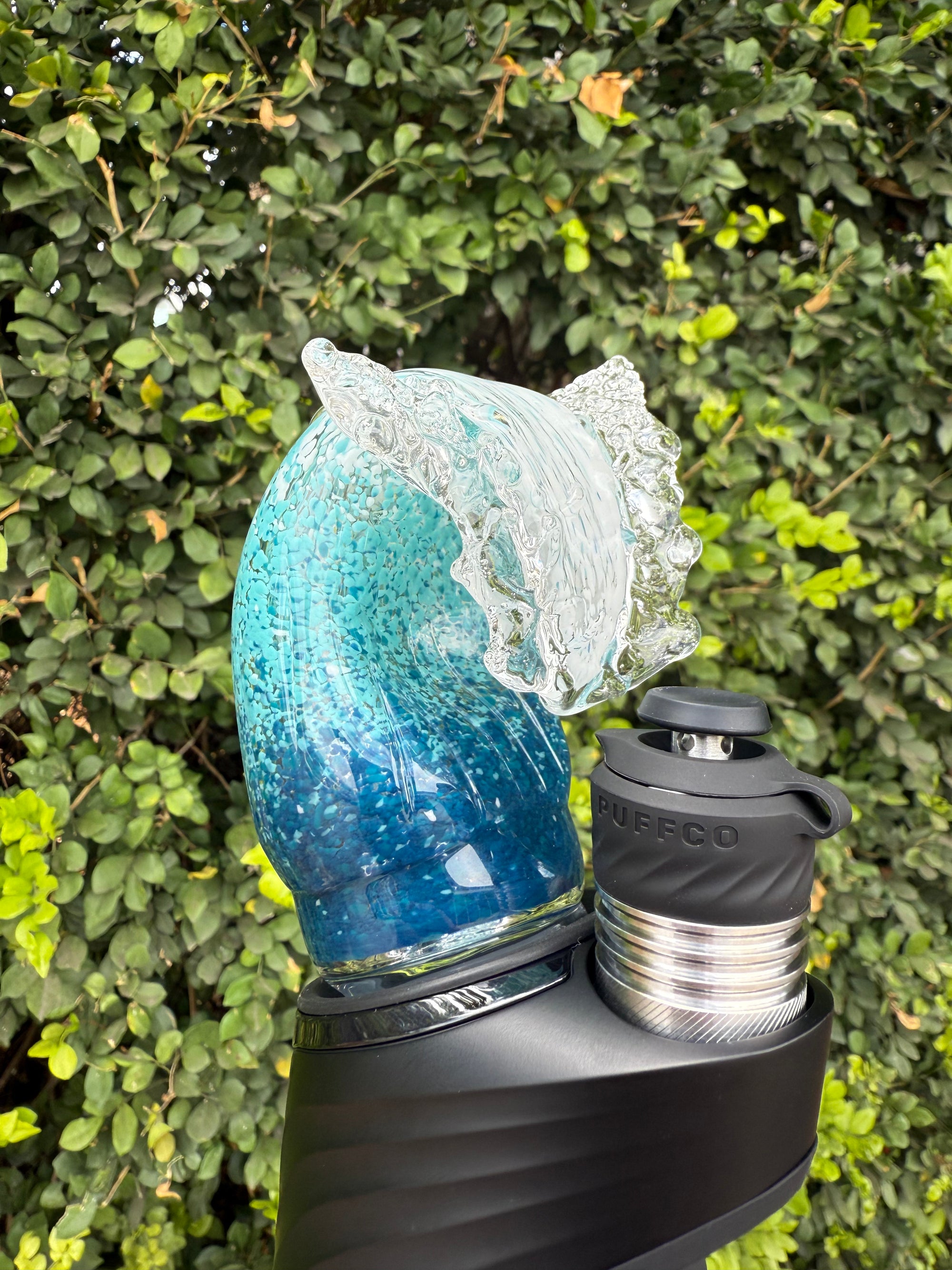 Black Sand Percolated Wave for Puffco Pro