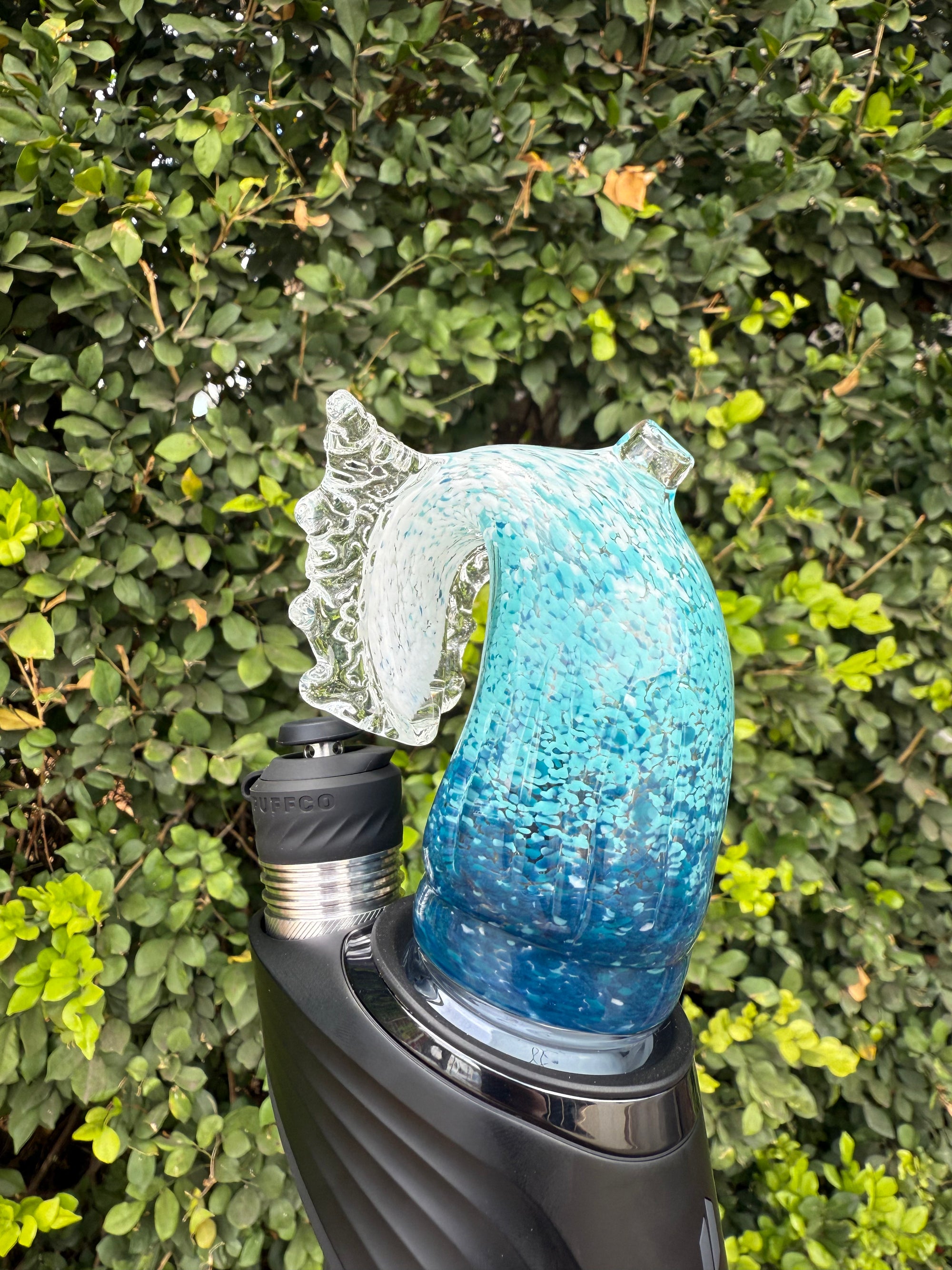 Black Sand Percolated Wave for Puffco Pro