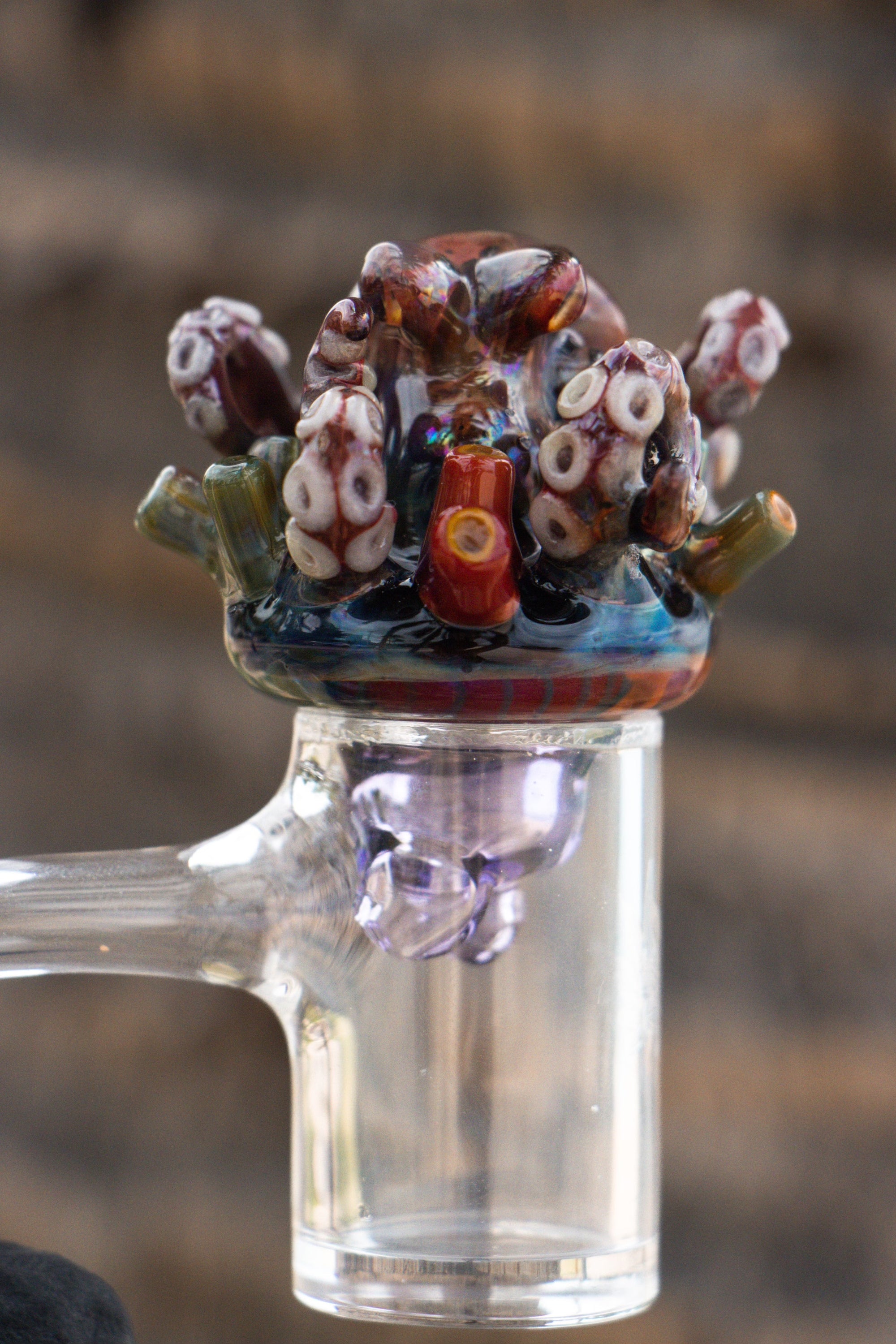 Johnny Landini Red Spotted Carb Cap Set