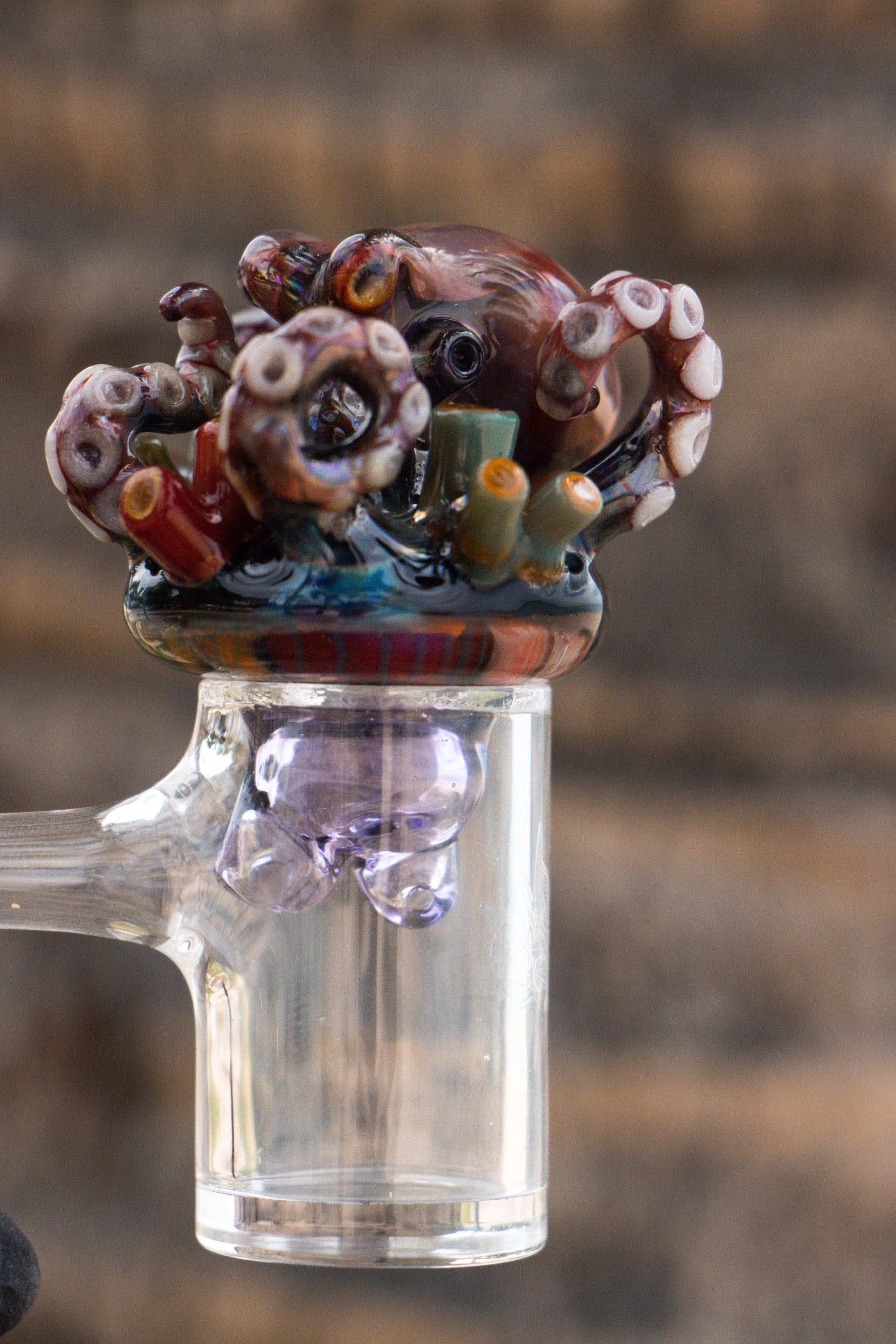 Johnny Landini Red Spotted Carb Cap Set