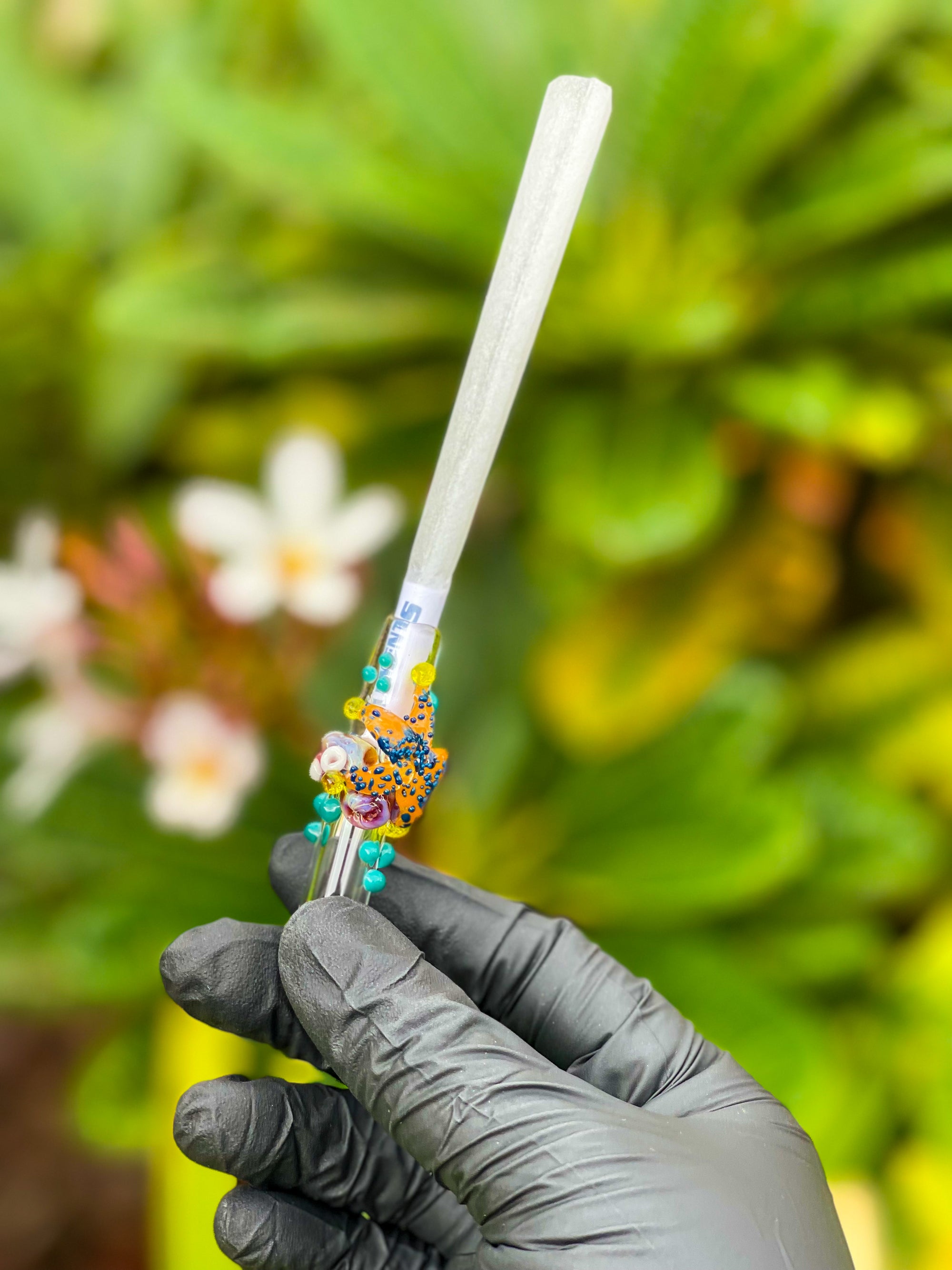 Sara Mac Starfish Glass Crutch