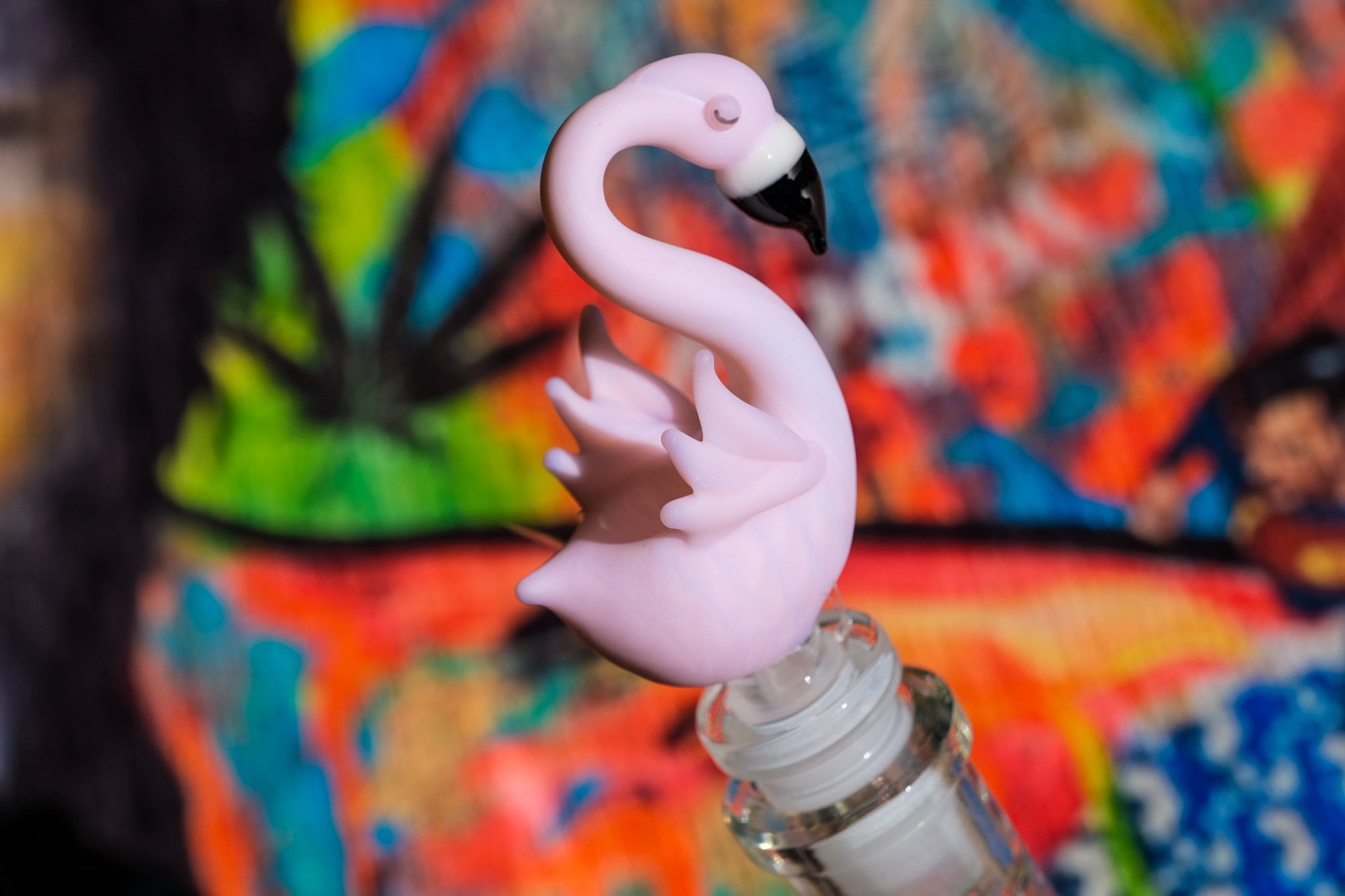Empire Glass Pink Flamingo Bowl