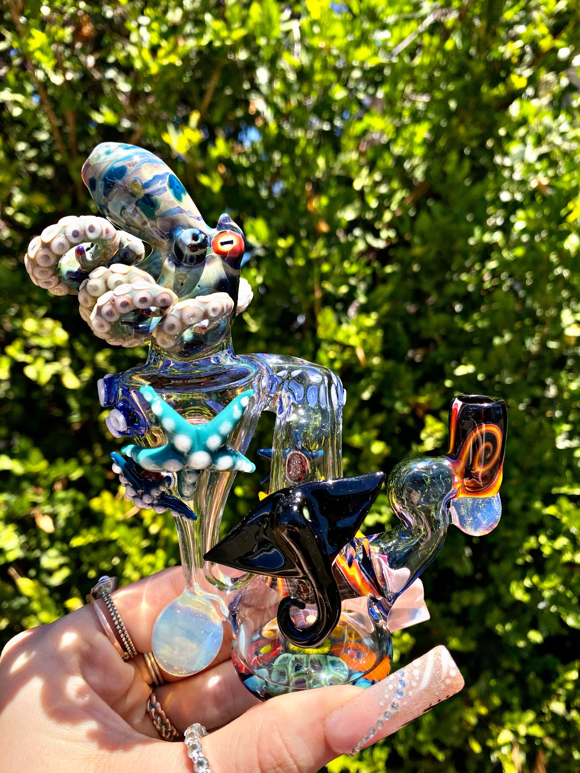 Johnny Landini Blue and Grey Mini Recycler