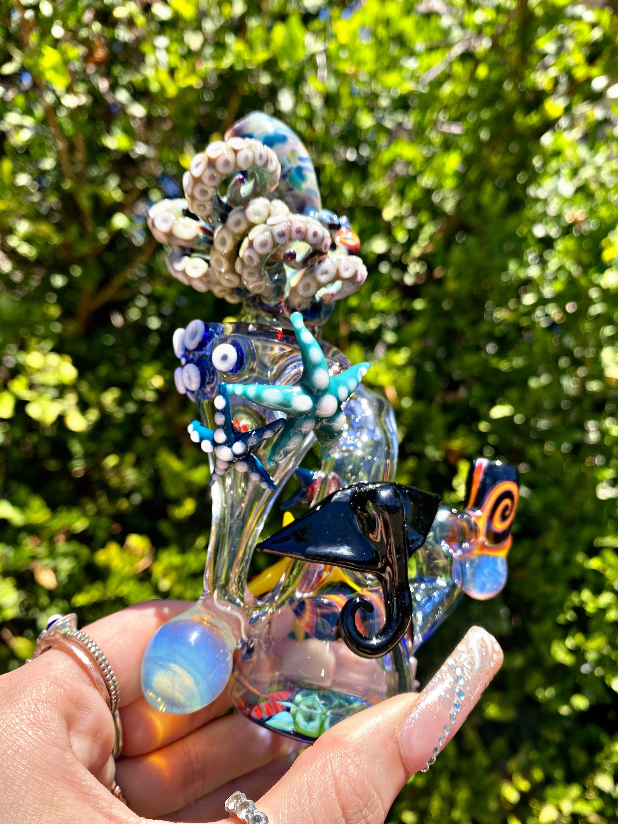 Johnny Landini Blue and Grey Mini Recycler